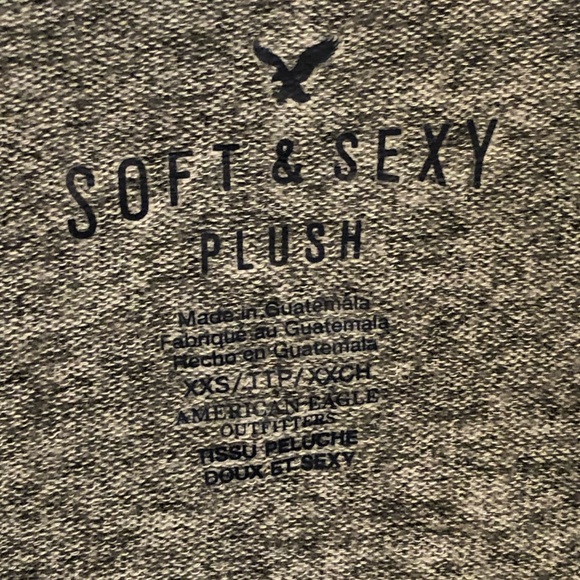 American Eagle Soft and Sexy Plush Hooded Cardigan - Picture 7 of 8